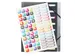 Sorteermap PP CRYSTAL 8 vak ass
