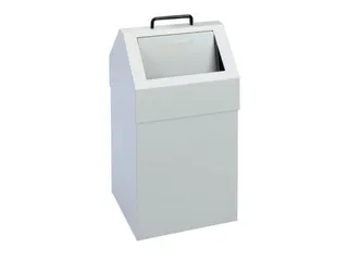 Afvalverzamelaar Vuurremmend 45 Liter 640X330X310Mm Grijs - 4