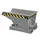 Kiepbak 0.15m³ Hxbxd 550x640x960mm Afrolautomaat Gelakt Ral7005