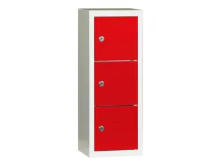 lockerkast,HxBxD 598x225x200mm,cil.-slot,sokkel,RAL7035,front RAL3000 - 3