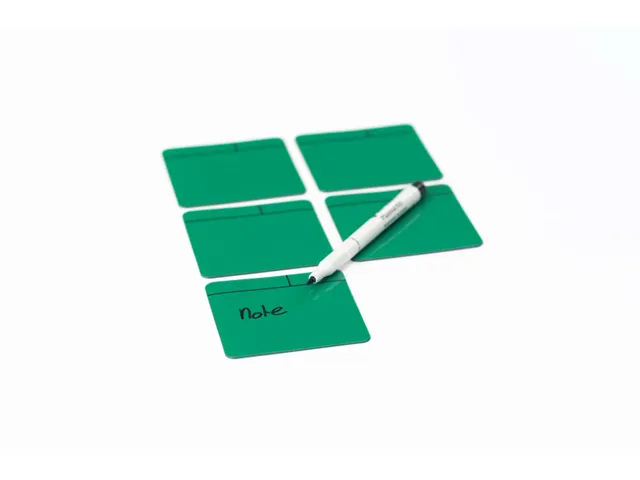 Carte magnétique Scrum 75x75mm Vert