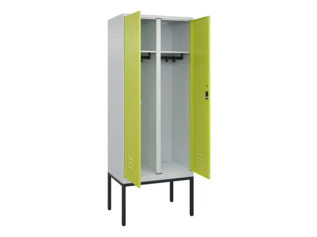 locker voor scheiding van kleding,HxBxD 2120x800x500mm,2vak
