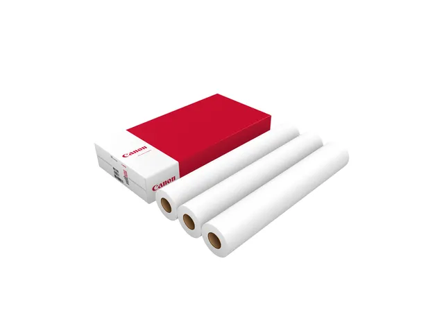Papier Jet d'encre Canon 610x45m 90g couché mat 3 rouleaux