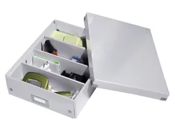 Sorteerbox WOW Click & Store 281x100x370mm wit 85% gerecycled karton
