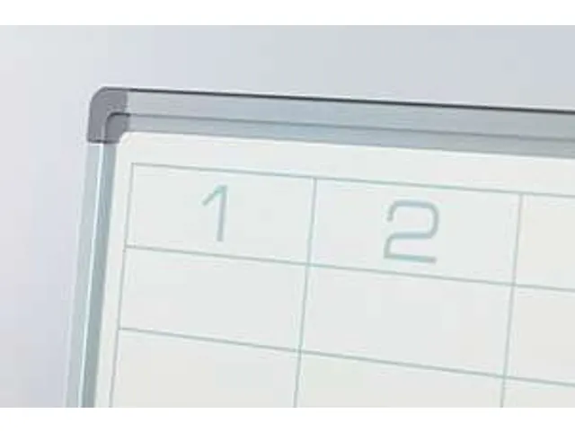 Planbord Softline profiel 8mm 60x90cm Jaaroverzicht