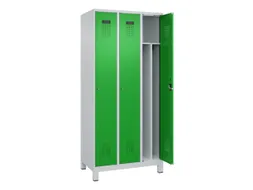 locker voor scheiding van kleding,HxBxD 1950x900x500mm,3vak