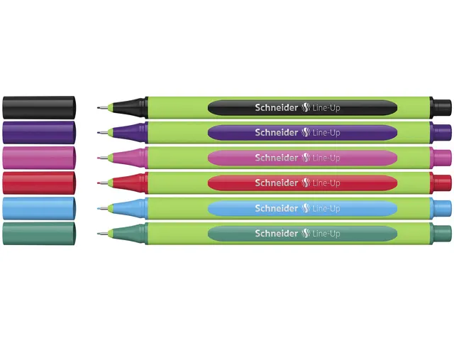 Fineliner Schneider Line-Up 0,4mm assorti 5+1 stuks