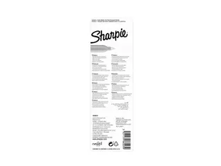Viltstift Sharpie Fijne punt rond 0.9mm Metallic Goud op blister - 5