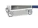 set wielen,v. pc-kast,v. kast B 650mm