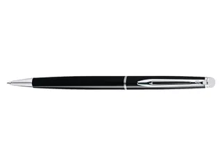 Balpen Waterman Hémisphère Black lacquer CT Medium Blauwe inkt - 1