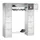 personeelsgarderobe cil.slot 1950x1700x500mm 2x5 vakken 400mm RAL7035