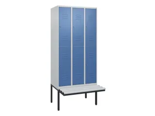 Dubbeldekse dekenkist,HxBxD 2120x900x815mm,3x2vak.,vak B 300mm - 1
