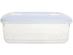 Vershouddoos Met Deksel Rechthoekig 2 Liter Transparant