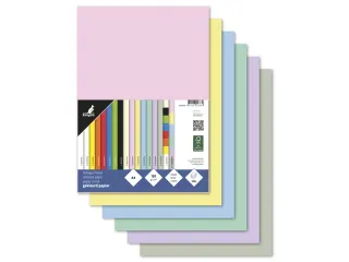 Papier Kangaro A4 120 grams pastel assorti pak a 100 vel - 1