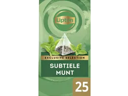 Thee Lipton Exclusive subtiele munt 25x2gr