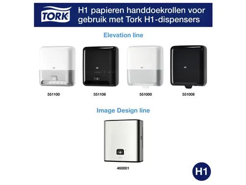 Tork 290067 H1 Matic Advanced Handdoekrol Wit 2-laags 150m 6 rollen