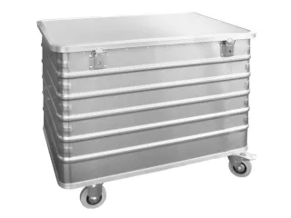 Bakwagens Aluminium Deksel 250kg 835x1030x670mm 415l - 1
