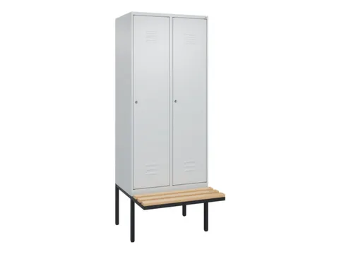 locker voor scheiding van kleding,HxBxD 2120x800x815mm,2vak