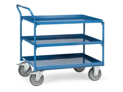 Tafelwagen 4930 Staalplaat En Rand 400kg 3 Etages 850x500mm