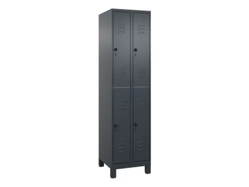 dubbeldekse locker,HxBxD 1950x500x500mm,2x2vak.,vak B 250mm