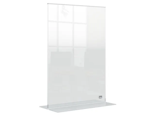 Infobord Nobo Premium Plus A4 acryl vrijstaand