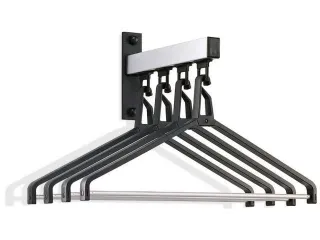 Kledinghangerrail 300x 450x 280mm Met 4 Afneembare Kledinghangers - 1