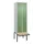 locker met bank,HxBxD 2120x600x815mm,2vak,vak B 300mm,cil.-slot
