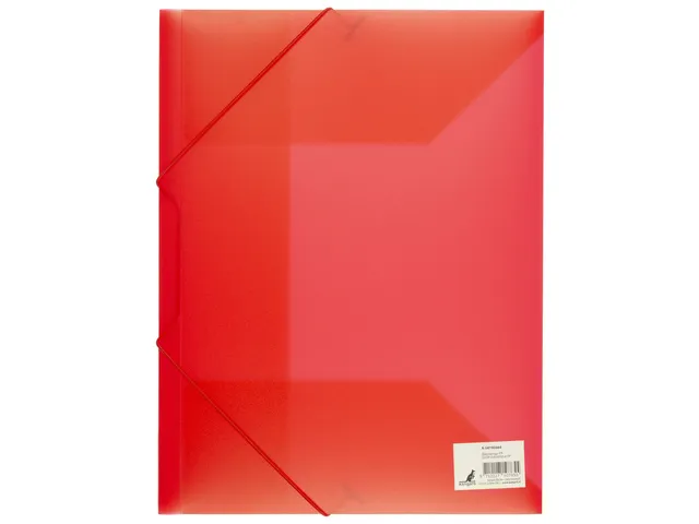 Elastomap Kangaro A4 PP transparant rood