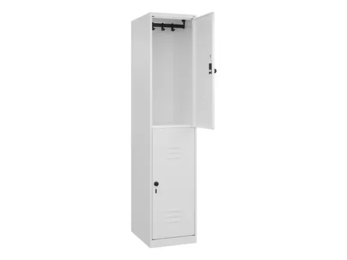dubbeldekse locker,HxBxD 1850x400x500mm,1x2vak.,vak B 400mm