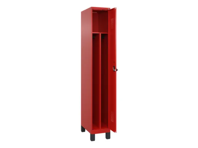 locker voor scheiding van kleding,HxBxD 1950x300x500mm,1vak