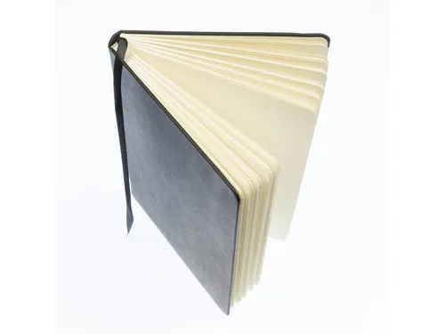 Schetsboek Kangaro A5 zwart PU HC 80 blad 140gr roomwit met elastiek e