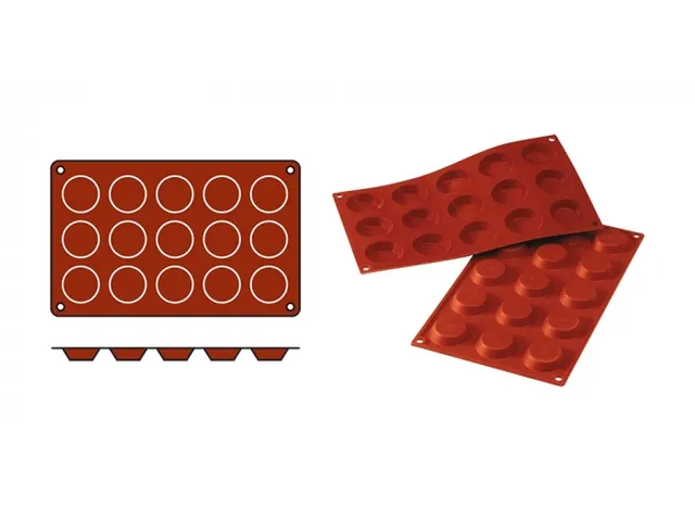 Silikomart Siliconen 1/3 GN Bakmat SILICON FLEX Tartelletta mini SF013