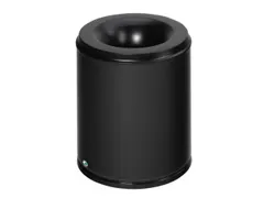 prullenmand zelfblussend 80 liter HxØ 560x465mm kop zwart