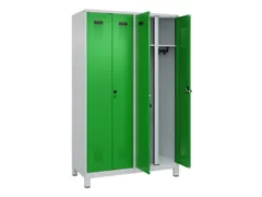 locker voor scheiding van kleding,HxBxD 1950x1200x500mm,4vak