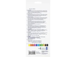 Acrylverf Faber-Castell 12 stuks assorti kleuren - 2