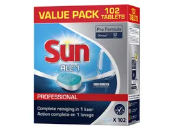Vaatwastabletten Sun Pro Formula All-in-one 102 stuks