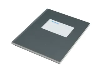 Notitieboek Djois Atlanta gelijmd 210x165 128blz lijn grijs - 1