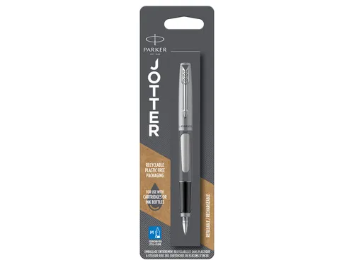 Vulpen Parker Jotter stainless Steel CT medium op Blister