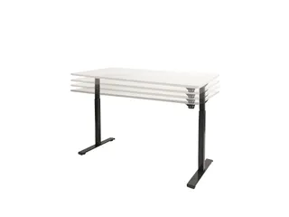 Dextro Basic Zit-sta Bureau Elektrisch 180x80 honey castello 25mm alu - 2