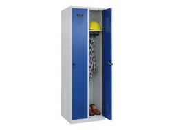 locker,HxBxD 1850x600x500mm,2vak,vak B 300mm,draaigrendel