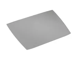 Schrijfonderlegger Artwork 590x470mm Met Transparante Cover PP Grijs