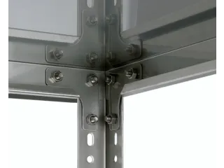 RVS stelling grondveld HxBxD 1500x1000x300mm vakl. 200kg 4xRVSlegbord - 7