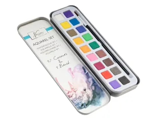 Aquarelverf Nassau Art blik à 18 napjes en penseel - 3