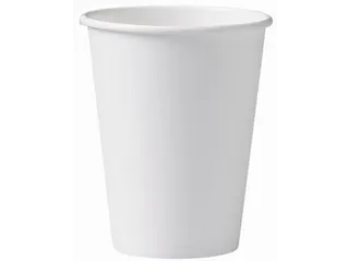 Beker uit karton 250ml diameter 90mm wit 1000 stuks - 1