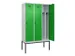 locker voor scheiding van kleding,HxBxD 2120x1200x500mm,3vak