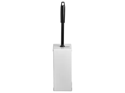 Toiletborstelset Quartzline rvs wit 448901