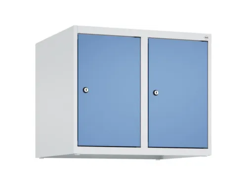 opzetkast,v. locker,2vak.,vak B 300mm,HxBxD 500x600x500mm,vleugeldeur