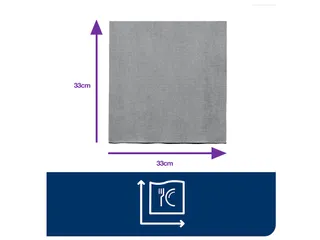 Servetten Tork 477205 2-laags 33x33cm grijs 1/4 vouw 200st. - 8