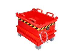 mini-bodemklepcontainer,HxLxB 625x600x800mm,0,13m³,inrijbeugel,staal