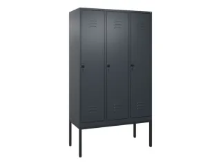 locker,HxBxD 2120x1200x500mm,3vak,vak B 400mm,draaigrendel - 1